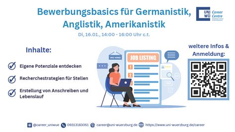 Bewerbungsbasics für Germanistik Anglistik Amerikanistik Anglistik