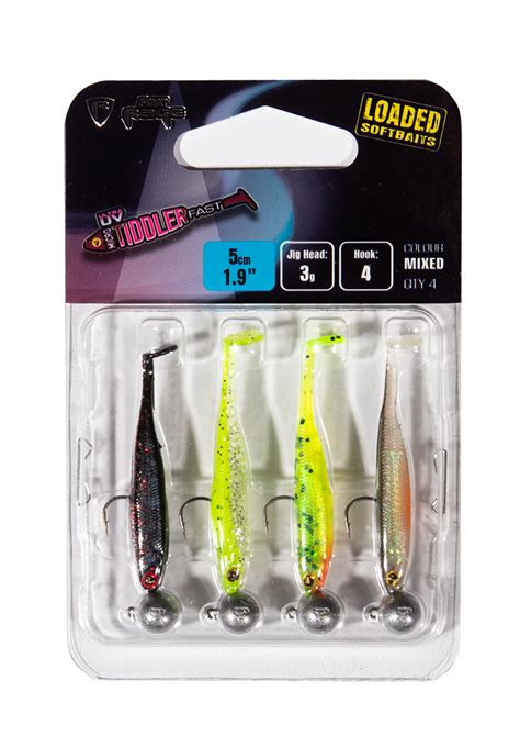 Fox Rage Ultra UV Micro Tiddler Fast Mixed Colour 5cm Loaded 3g NEXT