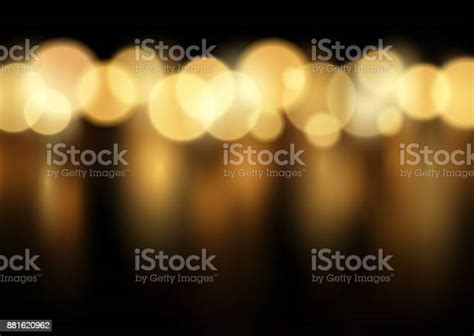 Gold Bokeh Lights Background Stock Illustration Download Image Now