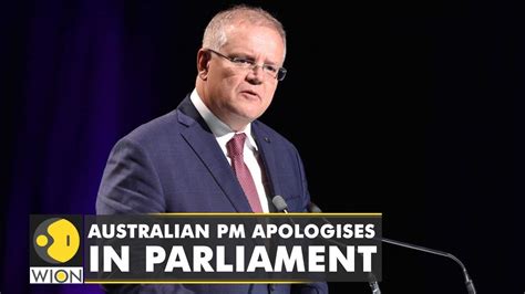 Australian Pm Scott Morrison Apologises To Brittany Higgins In