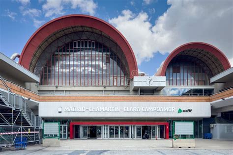 Madrid Chamartin Train Station Spain Editorial Photography Image Of