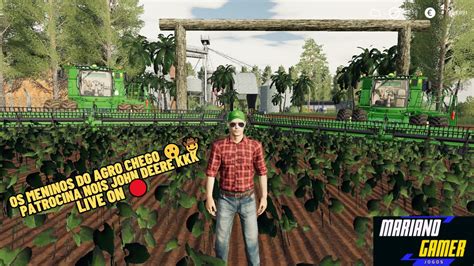 ATENCAO LIVE ON JOGANDO FARMING SIMULATOR 19 JOGANDO MAPA PARANA