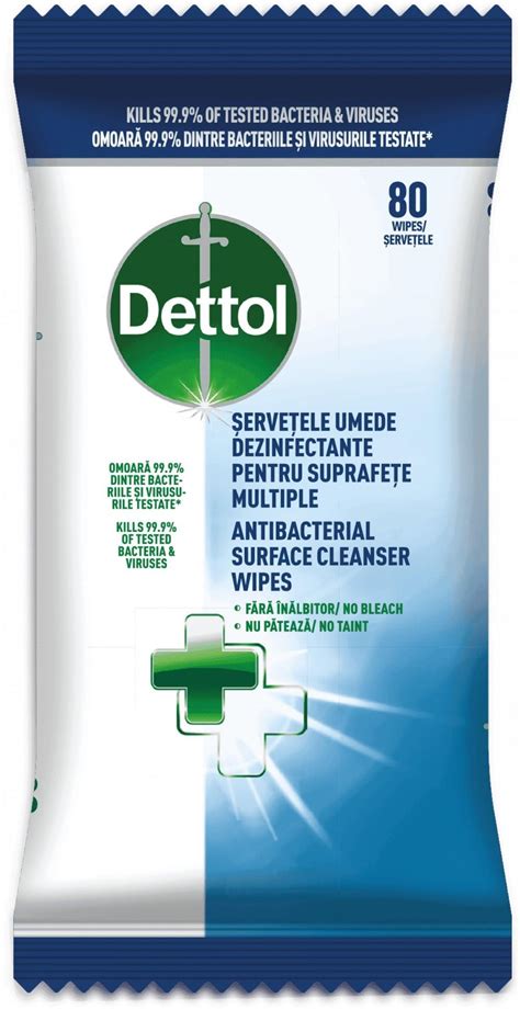 Dettol Antibacterial Surface Cleaning Wipes 126 Count Pack Of 1