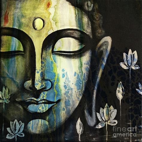 Buddha Painting Buddha Peace 1 By Pratibha Madan Buddha Art Drawing