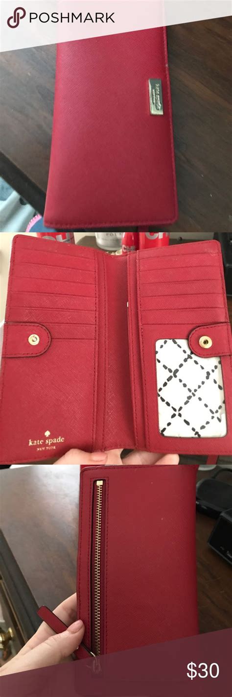 Kate Spade Red Wallet Red Wallet Wallet Kate Spade