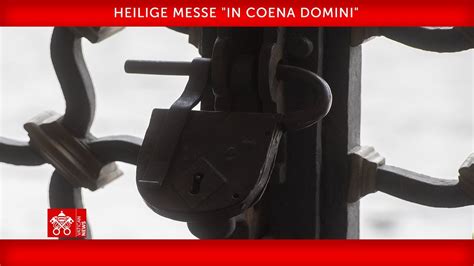 6 April 2023 Heilige Messe In Coena Domini Papst Franziskus YouTube