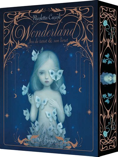 WONDERLAND JEU DE TAROT ET SON LIVRET COFFRET Dozen En Accessoires