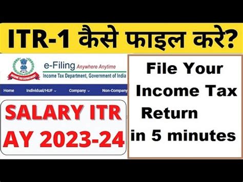 Itr Filing Online Ay Live How To File Itr For Ay