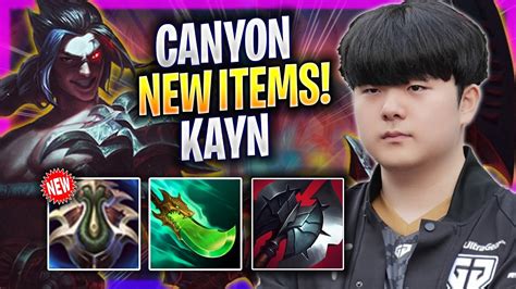 CANYON TRIES KAYN WITH NEW ITEMS GEN Canyon Plays Kayn JUNGLE Vs Vi