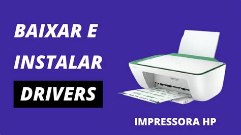 Como BAIXAR E INSTALAR DRIVERS Da Impressora HP YouTube