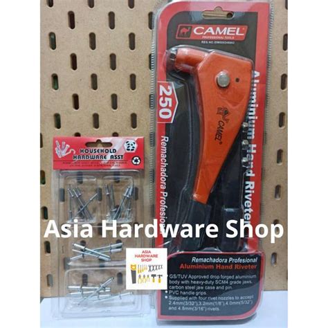 Promo Paket Tang Rivet Camel Aluminium Tang Ripet Hand Riveter Bonus