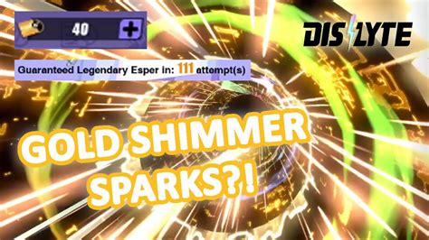 DISLYTE 40X SUMMONS SHIMMER GOLD SPARKS YouTube