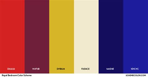 Royal Bedroom Color Scheme - Palettes - SchemeColor.com