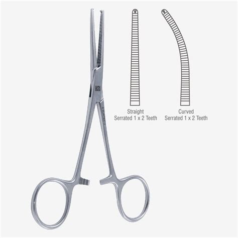 Surtex® Kocher Delicate Artery Forcep Small Toothed Jaws