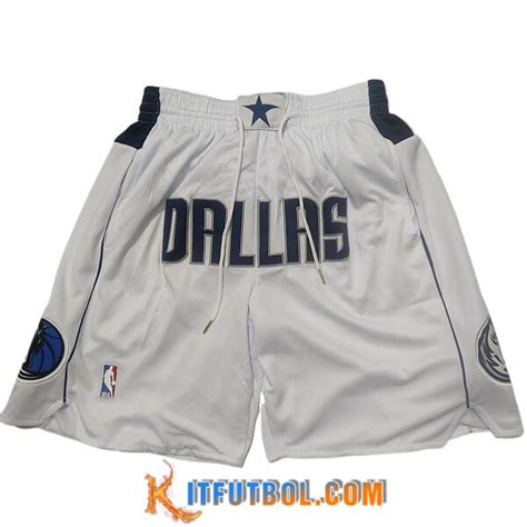 Modelos De Cortos Nba Dallas Mavericks Blanco