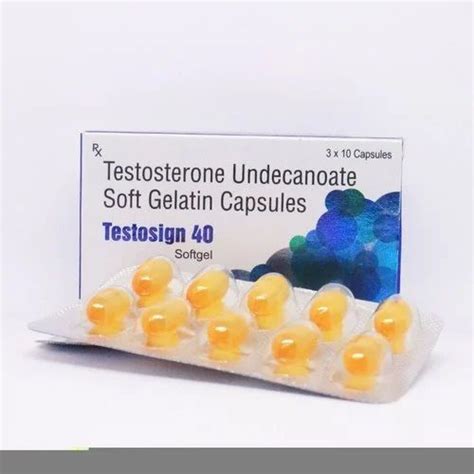 Testosign Testoheal Testosterone Softgel Capsule Signature Healing