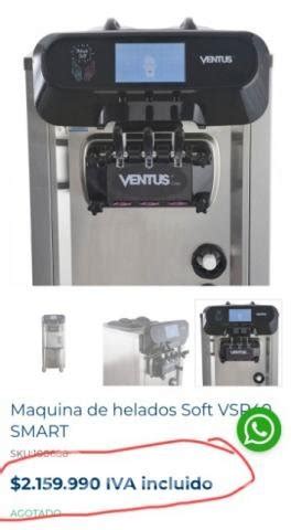 M Quina De Helados Soft Ventus Lts Yapo Cl