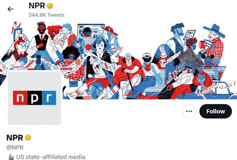 Twitter Accurately Labels Npr As Us State Affiliated Media Breaking