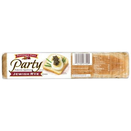 pepperidge farm cocktail rye bread