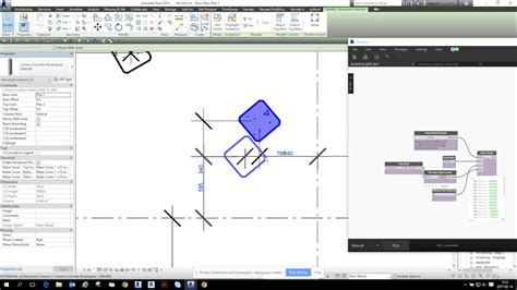 Dynamo Revit Automatic Dimensions For Columns Test2 Youtube