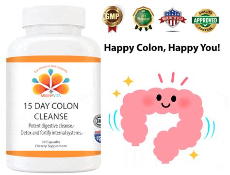 15 Day Colon Cleanse Meenavita Supplements All Natural