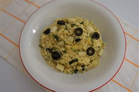 Couscous Con Zucchine Olive E Asiago Fidelity Cucina