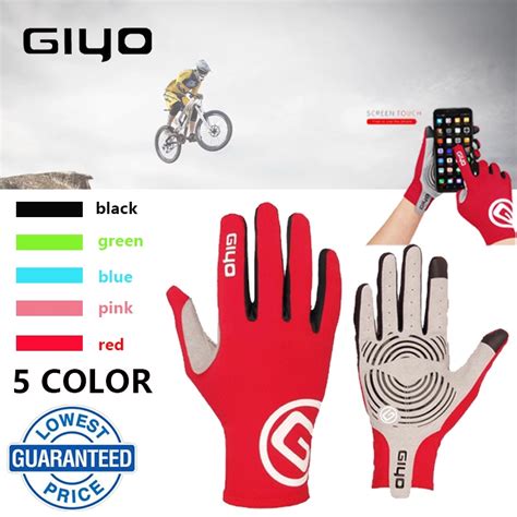 Giyo Luvas De Ciclismo Respir Veis Mountain Gel Acolchoadas