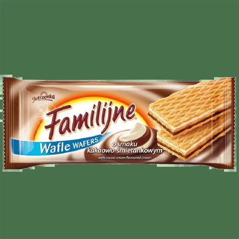 Wafle Familijne O Smaku Kakaowo Mietankowym G Jutrzenka Sklep