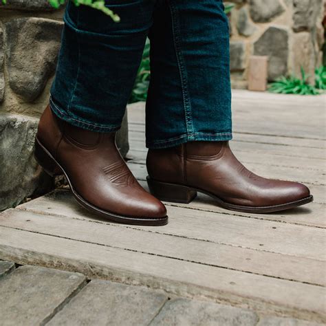 Cowboy Dress Boots | Mens Classic Round-Toe Boots (H7001-Brown) | Soto ...