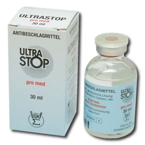 Ultra Stop Steril Ml Durchstichflasche Antibeschlagmittel