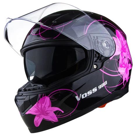 Casque De Moto Scooter Et VTT Lily Noir Centre De Liquidation Du