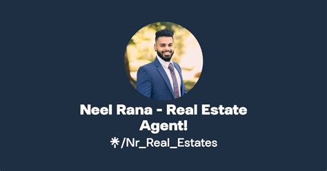 Neel Rana Real Estate Agent Instagram Facebook Linktree