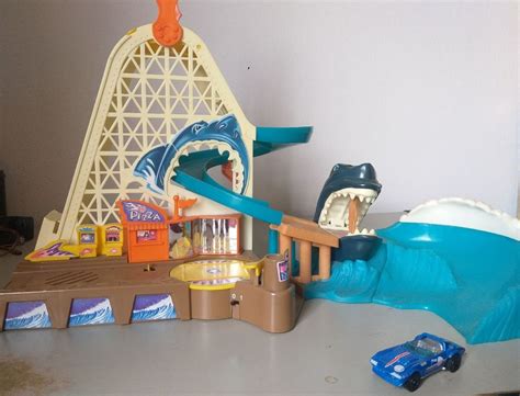 Antiga Pista Hot Wheels Parque Do Tubar O Brinquedo Mattel Usado Enjoei