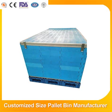 Hdpe Reusable Industry Transport Customized Size Collapsible Bespoke