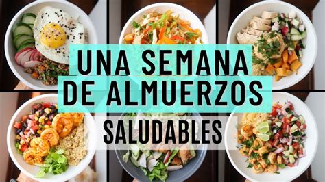 Una Semana De Almuerzos Saludables 2021 Michela Perleche Youtube