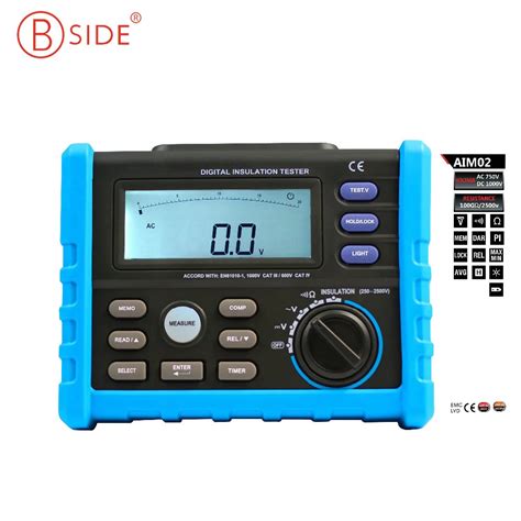 Bside Aim Digital High Voltage Insulation Meter Megger Insulation