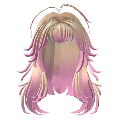 Cute Long Wolfcut Blonde To Pink S Code Price Rblxtrade