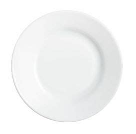 Assiette Creuse Rond Blanc Verre Cm Restaurant Blanc Arcoroc