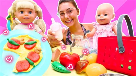 Puppen Videos für Kinder Baby Born und Melis Kompilation 5 Folgen am