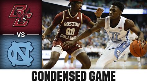 Boston College Vs North Carolina Condensed Game 2023 New York Life