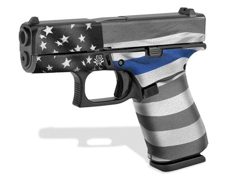 Glock 43x Grip Thin Blue Line Showgun Grips