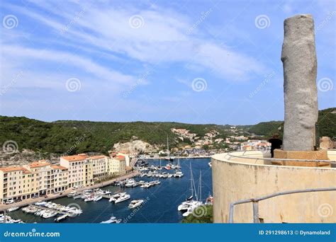 May Bonifacio Corsica France The Port Of Bonifacio From