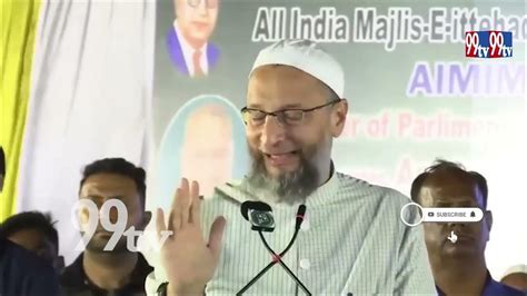 Barrister Asaduddin Owaisi Addressing A Public Meeting In Hubli