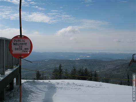 Fresh snow followed by sunshine today at Bolton Valley Resort, Vermont ...