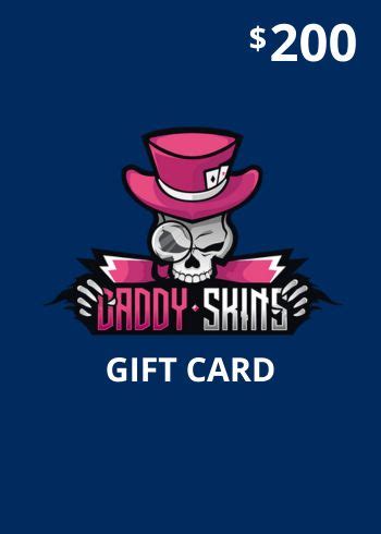 Cheapest Prices For 200 USD DaddySkins Gift Card Code Official Website