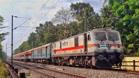 12217 Kochuveli Chandigarh Jn Kerala Sampark Kranti Express YouTube