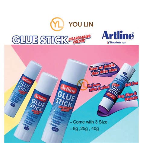 Artline Glue Stick Disappearing Colour G G G Shopee Malaysia