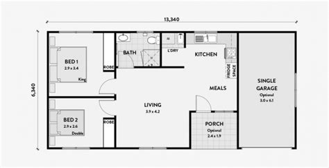 Narrow Granny Flat Floor Plans - floorplans.click