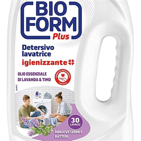 Bioform Detersivo Lavatrice Liquido Lavaggi Ml Lavanda