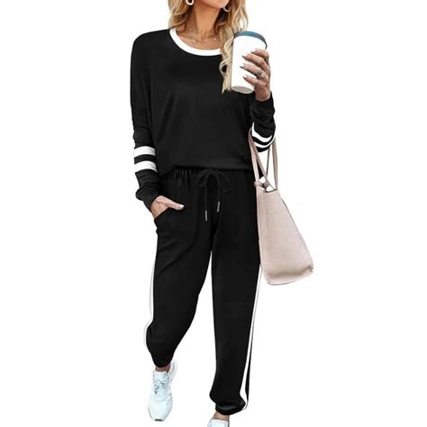 Uvn Sweatsuits Womens 2pcs Sets Jogger Set Casual 2 Piece Outfit